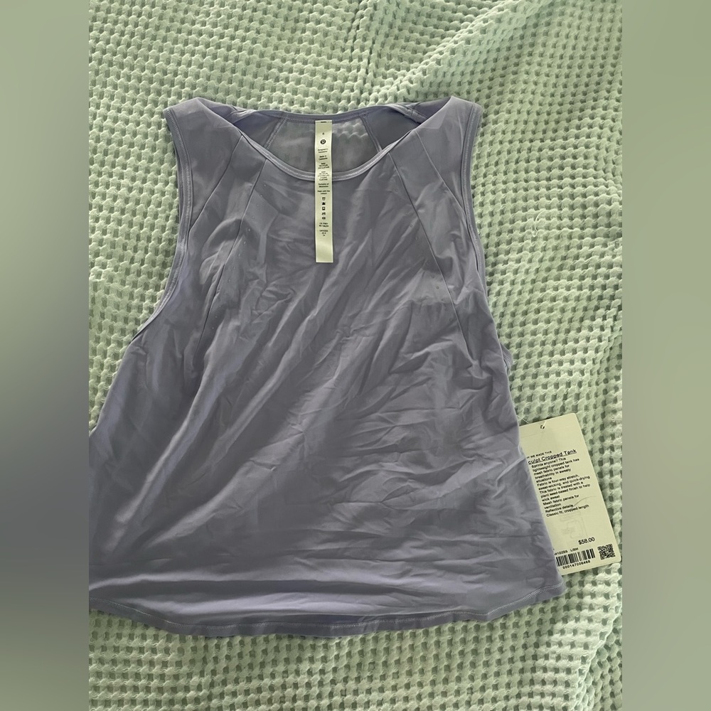 Sculpt Crop Tank NWT